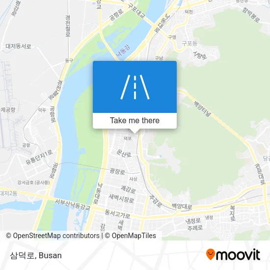 삼덕로 map
