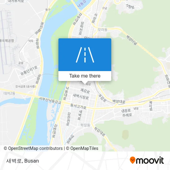 새벽로 map