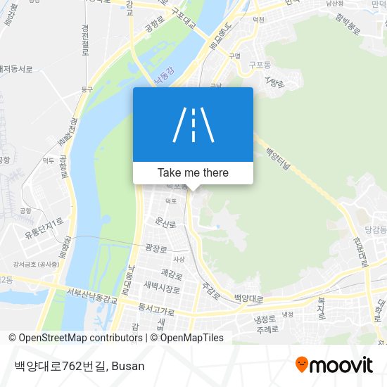 백양대로762번길 map