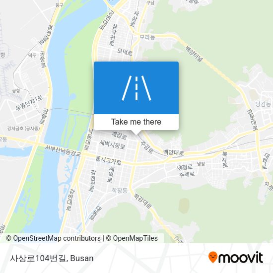 사상로104번길 map