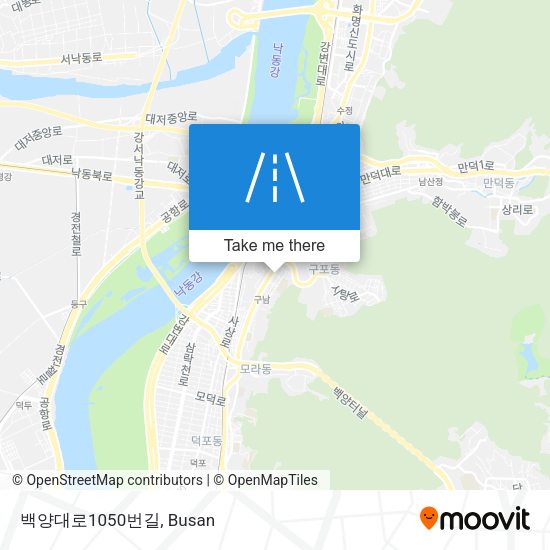 백양대로1050번길 map