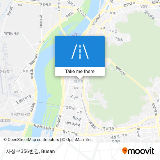 사상로356번길 map