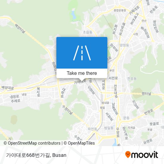 가야대로668번가길 map
