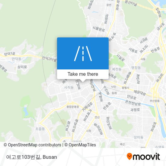 여고로103번길 map
