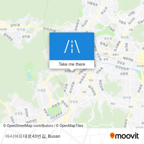 아시아드대로43번길 map