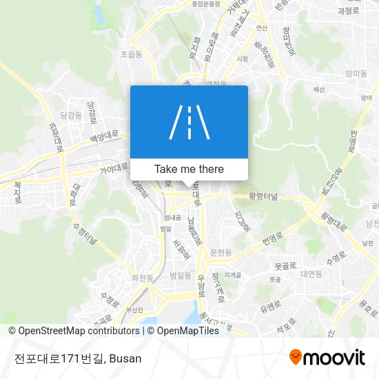 전포대로171번길 map