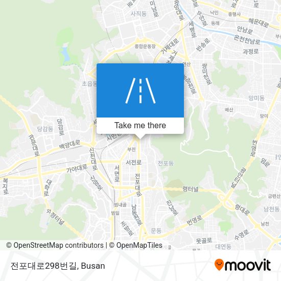 전포대로298번길 map