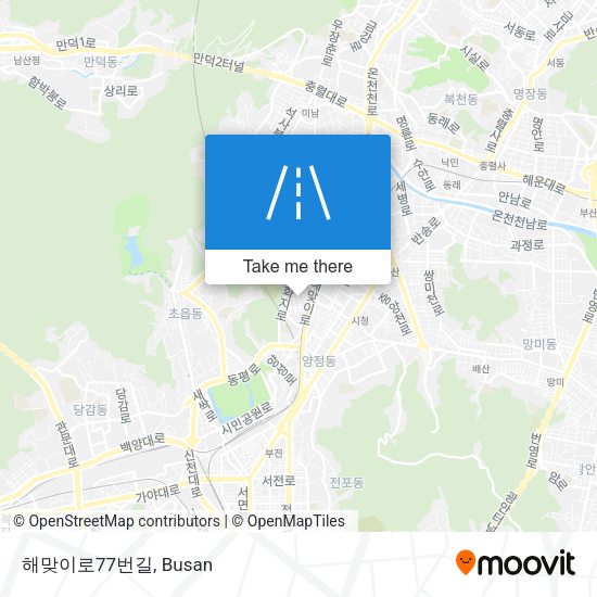 해맞이로77번길 map