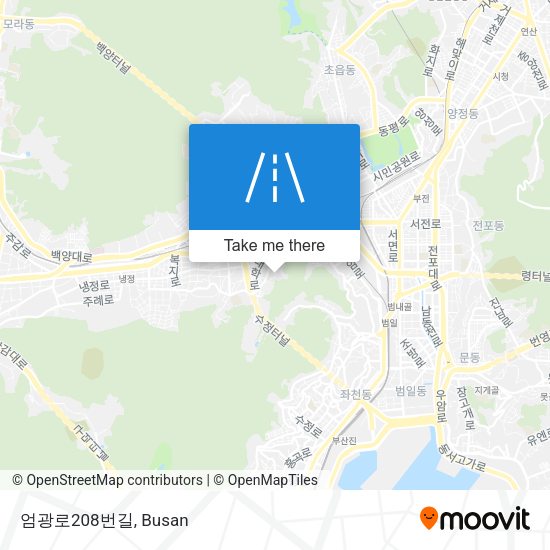 엄광로208번길 map