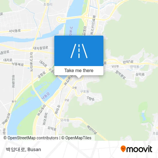 백양대로 map