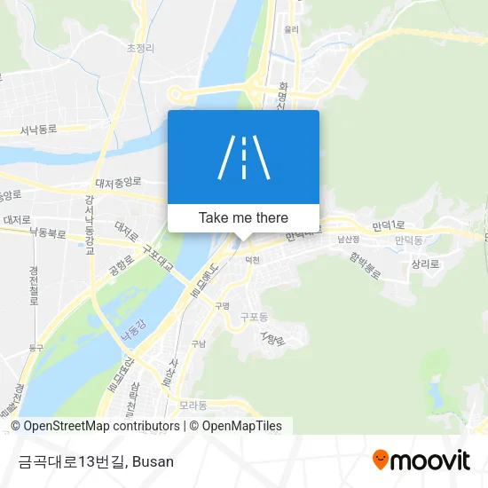금곡대로13번길 map