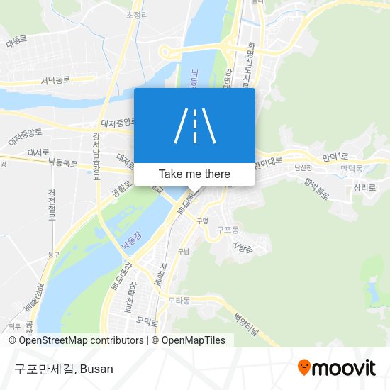 구포만세길 map