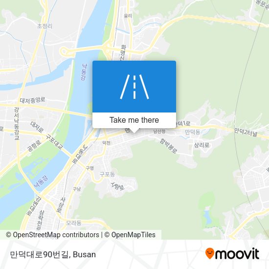 만덕대로90번길 map