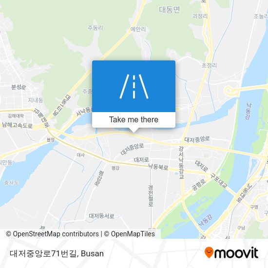 대저중앙로71번길 map