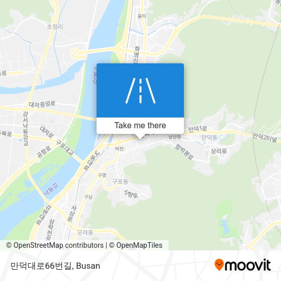 만덕대로66번길 map