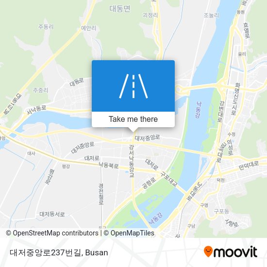 대저중앙로237번길 map