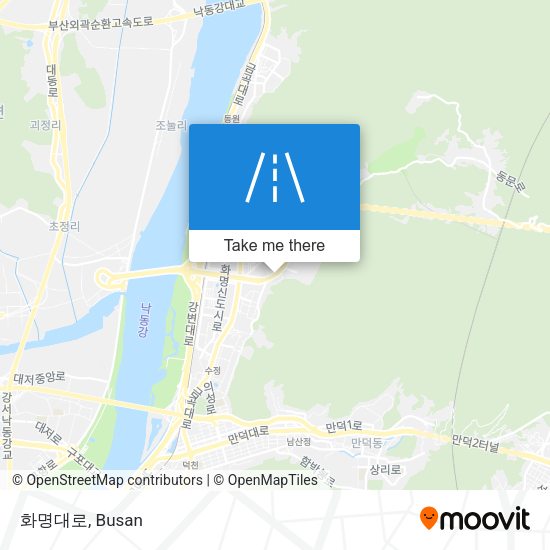 화명대로 map