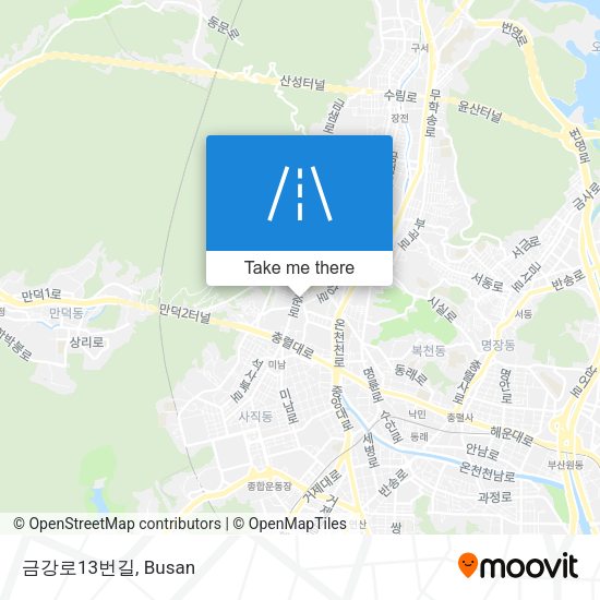 금강로13번길 map