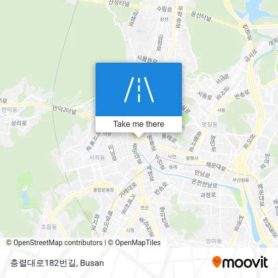 충렬대로182번길 map