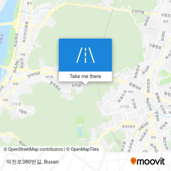덕천로380번길 map