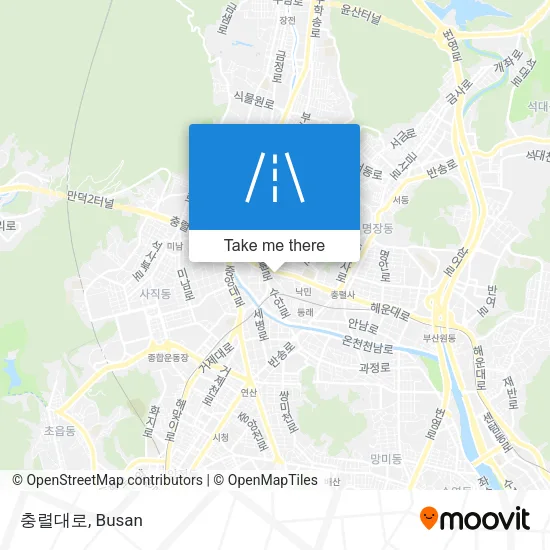 충렬대로 map
