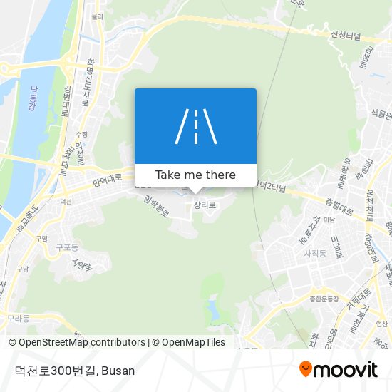 덕천로300번길 map