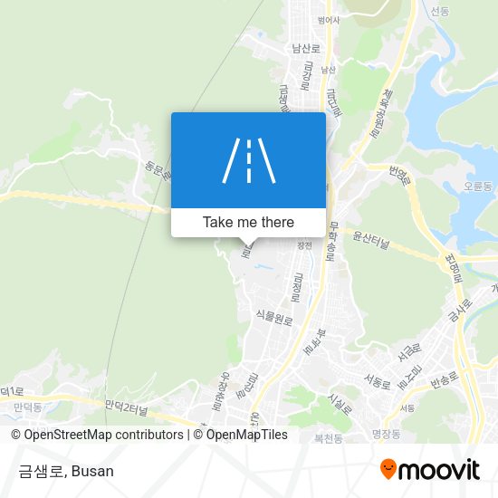 금샘로 map