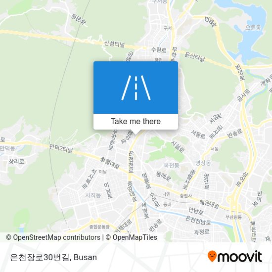 온천장로30번길 map