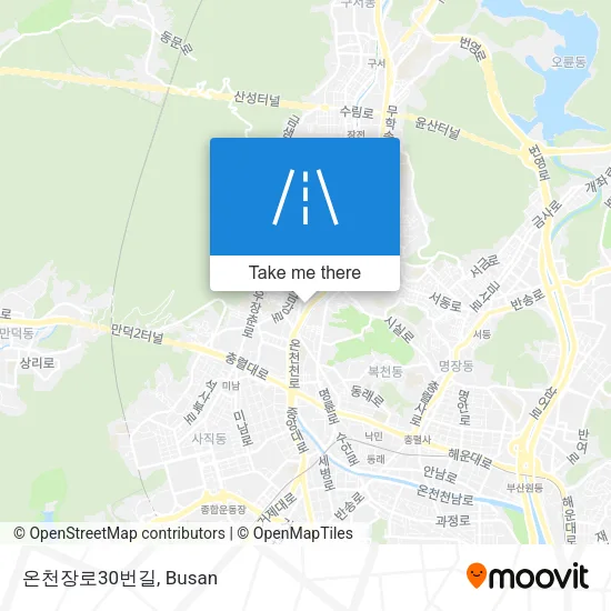 온천장로30번길 map