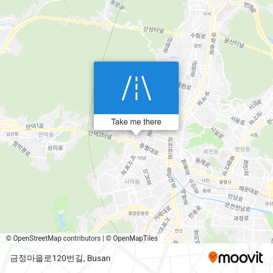 금정마을로120번길 map