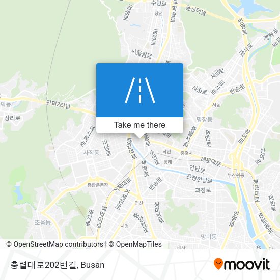충렬대로202번길 map