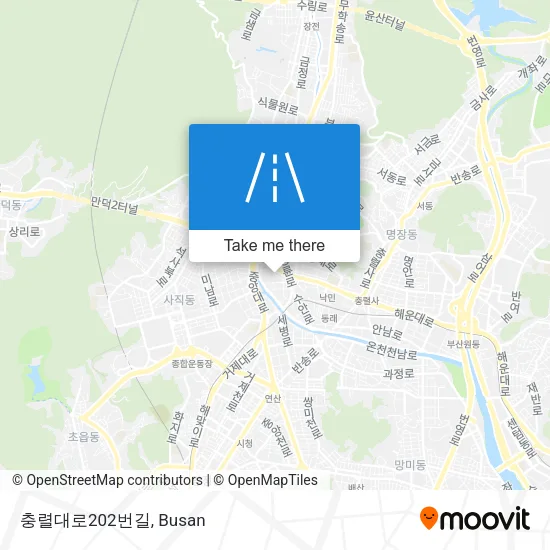 충렬대로202번길 map