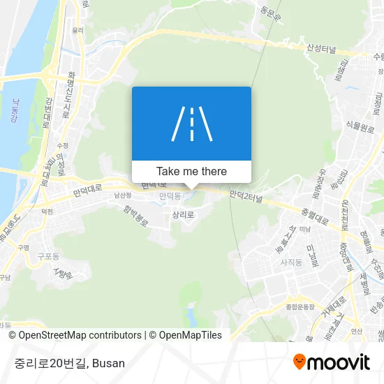 중리로20번길 map