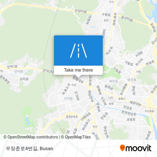 우장춘로4번길 map