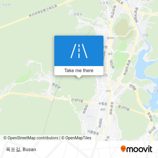 폭포길 map