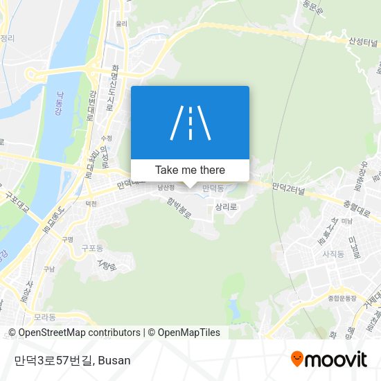 만덕3로57번길 map