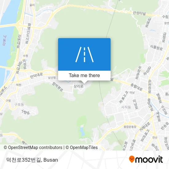 덕천로352번길 map