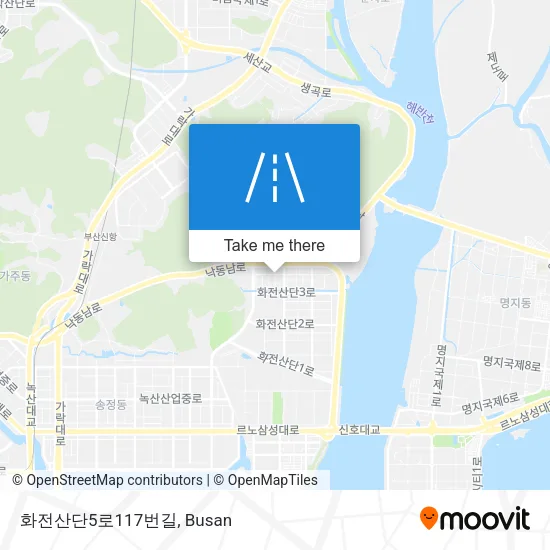화전산단5로117번길 map