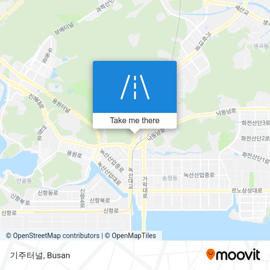 기주터널 map