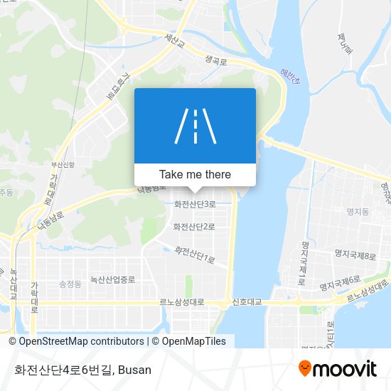 화전산단4로6번길 map