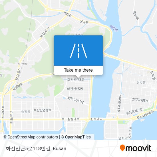 화전산단5로118번길 map