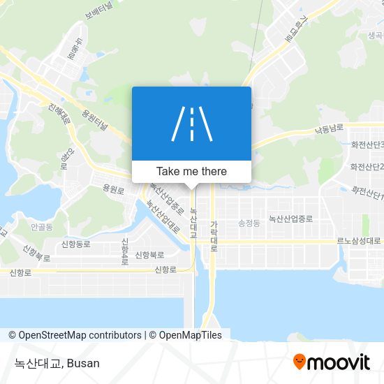 녹산대교 map