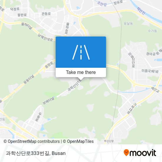 과학산단로333번길 map
