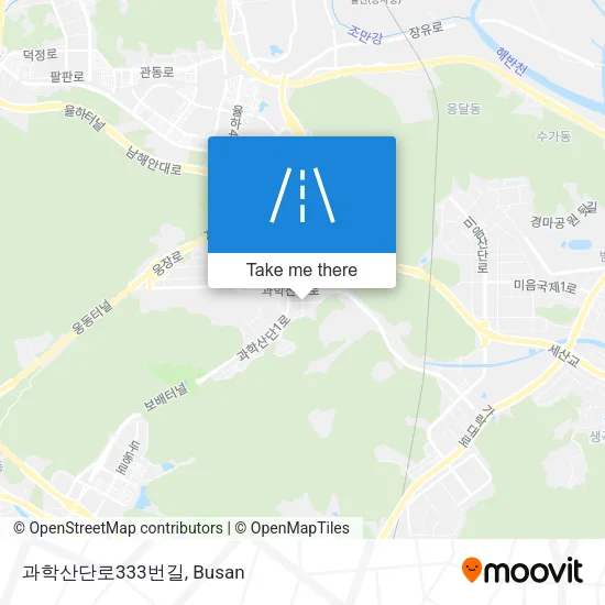 과학산단로333번길 map