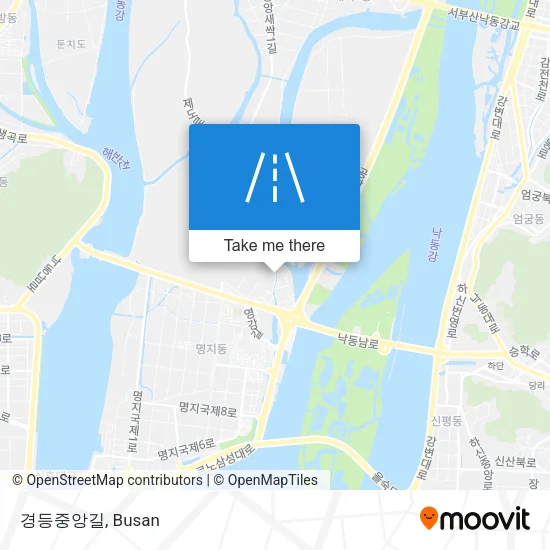 경등중앙길 map