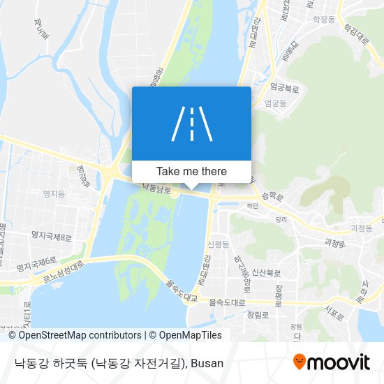 낙동강 하굿둑 (낙동강 자전거길) map