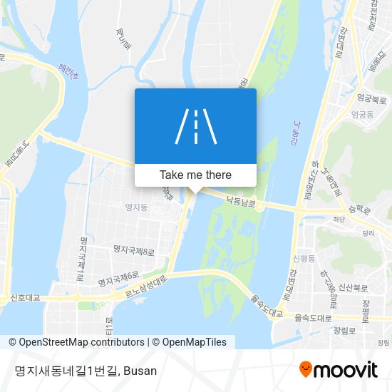 명지새동네길1번길 map