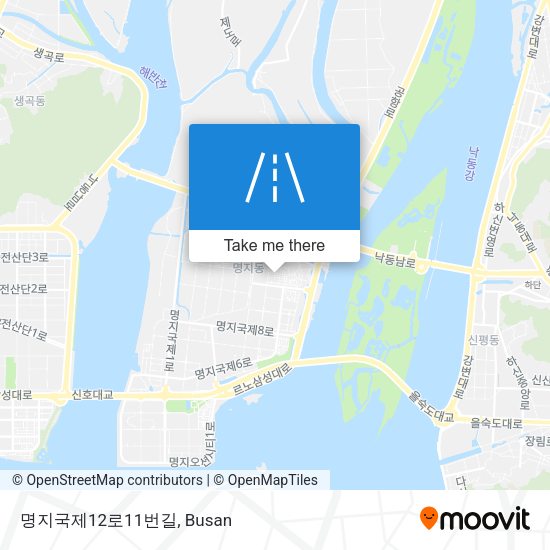 명지국제12로11번길 map
