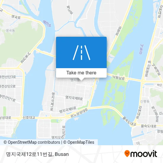 명지국제12로11번길 map