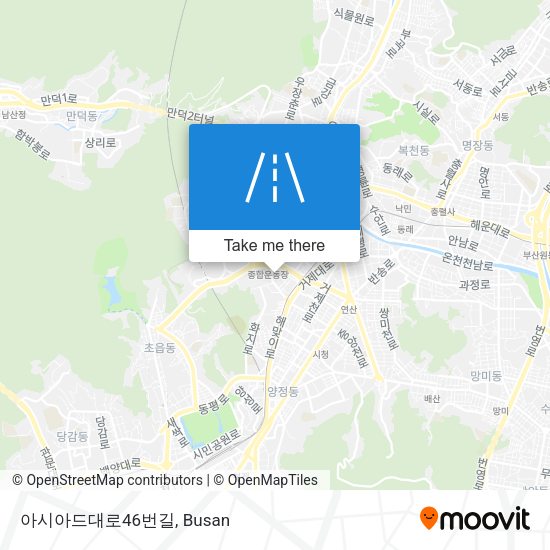 아시아드대로46번길 map